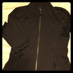 Black stretchy LuluLemon Jacket